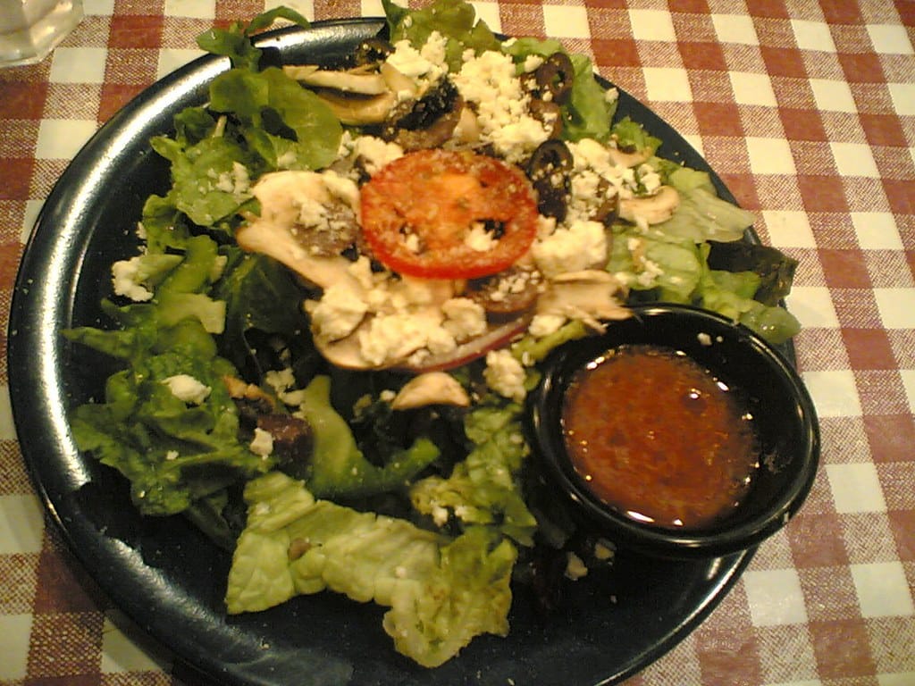 Greek Salad at Pizza a Fetta