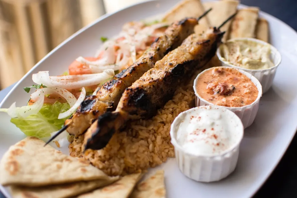 Grilled chicken 3 sauces